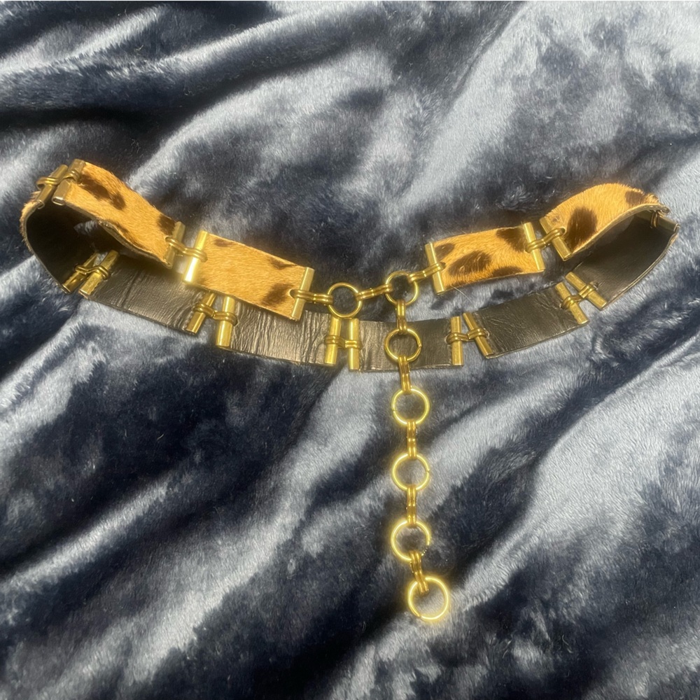 Stylish chain belt 37”, well made!